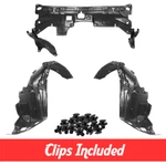 Front Fender Liner & Under Cover Set W/ Clips For 2003-2007 Honda Accord Coupe. Fixed Price $62.11.