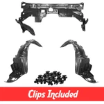 Front Fender Liner & Under Cover Set W/ Clips For 2003-2007 Honda Accord Sedan. Fixed Price $59.36.