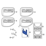 For Ford F-150 2021-2025 Ml3z16a550aa Front Mud Flap. Fixed Price $87.53.
