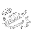 Genuine Mopar Floor Pan Shield 68607183aa. Fixed Price $63.65.