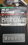 12x18 Bronco Truck Rubber Mud Guards Plasticolor 2 Piece 0487. Fixed Price $50.00.