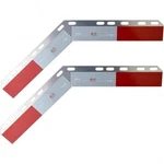 Torque Mud Flap Angled Reflector Aluminum 14.25" X 12.25" For Semi Truck And Se. Fixed Price $23.50.