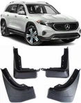 Genuine Front & Rear Splash Guards Mud Flaps For 2022-2025 Mercedes Benz Eqb. Fixed Price $43.69.