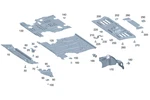 Genuine Mercedes-benz Noise Capsule 167-520-01-00. Fixed Price $319.41.