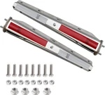 Tairod 2-pc Heavy-duty Straight Spring Loaded Mud Flap Hanger Brackets For Semi. Fixed Price $50.00.