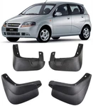 New Full Set Splash Guards Mud Flaps For 2004-2011 Chevrolet Aveo Hatchback. Fixed Price $18.59.