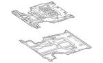 Genuine Mercedes-benz Radiator Support Splash Shield 167-520-01-00. Fixed Price $326.40.