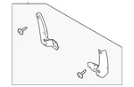 Genuine Honda Splash Guard Front 08p08-t20-100r1. Fixed Price $70.60.