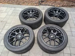 Apex Ec-7 Satin Black Corvette Stingray Fitment No Tires. Fixed Price $1500.00.