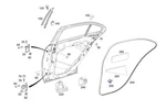 Genuine Mercedes-benz Hinge 205-730-03-37. Fixed Price $127.92.