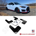 Rally Armor Ur Black Mud Flaps W/ Grey Logo For 2019-2022 Hyundai Veloster N. Fixed Price $176.00.