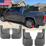 4pcs Front Rear Splash Guards Mud Flaps Mudguard For Toyota Tundra 2022 2023. Fixed Price $45.68.