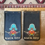 1970 S Yosemite Sam Back Off Warner Bros Mud Flaps Splash Guards Truck. Fixed Price $99.00.