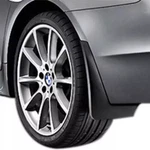 Genuine Bmw Mud Flaps - Front 82-16-2-155-858. Fixed Price $79.55.