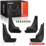 A-premium 4pcs Front & Rear Splash Guards Mud Flaps For Ford Fiesta 2011-2019. Fixed Price $32.99.