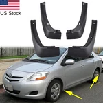 4pcs Front Rear Splash Guards Mud Flaps For Toyota Yaris 4dr Sedan 2007-2013. Fixed Price $31.99.