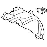 Genuine Bmw Cover, Wheel Housing, Front 51712990089 New. Fixed Price $86.64.
