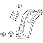Genuine Bmw Cover, Wheel Housing, Bottom 51-71-2-990-820 New. Fixed Price $87.36.
