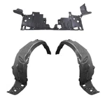 Front Fender Liner & Under Cover Set For 2016-2017 Honda Accord Coupe Ho1248174. Fixed Price $90.56.