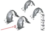 Mini Clubman F54 Front Right Wheel Housing Cover 51717346038 7346038 No Duty. Fixed Price $132.97.