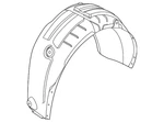 Genuine Kia Wheelhouse Liner 86822-l3000. Fixed Price $138.36.
