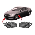 Fender Liners Set Of 2 For Infiniti G35 2003-2007 In1250106 In1251106 Front. Fixed Price $80.02.