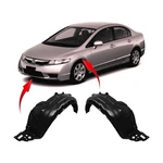 Fender Liners Set Of 2 For Honda Civic 2006-2011 Ho1248134 Ho1249134 Front. Fixed Price $60.09.