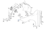 Genuine Mercedes-benz Wheel Spoiler 177-884-07-00. Fixed Price $18.48.