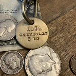 1972 Chevrolet C-10 Truck Solid Brass Key Fob 72 Chevy Pick Up Longbed Fleet. Fixed Price $14.95.