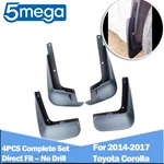 4pcs Mud Flaps Fit For 2014 - 2018 Toyota Corolla Front & Rear Splash Guards. Fixed Price $20.39.