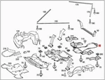 Genuine Mercedes R230 Sl Trim 2305241230. Fixed Price $237.20.