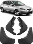 Genuine Full Set Splash Guards Mud Flaps Fender For 2004-2009 Mazda 3 Hatchback. Fixed Price $19.88.