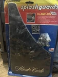 Vtg Power-flow Accessories Splash Guards Mud Flaps Black Monte Carlo Made In Usa. Fixed Price $39.95.