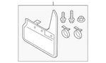 Genuine Audi Mud Flaps - Rear 4m0-075-101-a. Fixed Price $145.62.