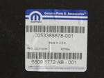 Genuine Oem Mopar Dodge Jeep 68091772ab Front Belly Pan. Fixed Price $211.00.