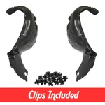 Front Driver & Passenger Side Fender Liner Set W/ Clips For 2003-2005 Mazda 6. Fixed Price $47.99.