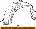 53875-42051 Toyota Liner, Front Fender, Rh 5387542051, New Genuine Oem Part. Fixed Price $86.00.