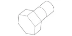 Genuine Nissan Apron Assembly Clip 01553-02041. Fixed Price $12.45.