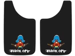 Yosemite Sam Back Off Easy Fit Mud Splash Guard Flap 11"x19" Set Of 2 Universal. Fixed Price $64.95.