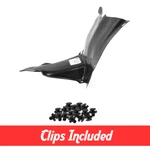 Driver Side Fender Liner W/ Clips For 2005-2010 Volkswagen Jetta Sedan Vw1250108. Fixed Price $25.97.