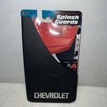 Vintage "chevrolet" Splash Guards Set Of 2 Black Mud 4401. Fixed Price $21.50.