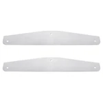 United Pacific 10416p 4" X 24" Chrome Standard Bottom Mud Flap Plate, Bolt Thru. Fixed Price $44.44.