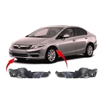 Set Of 2 Fender Liners For Honda Civic 2012-2012 Ho1248142 Ho1249142. Fixed Price $98.36.