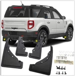 Nib Front & Rear Mud Flaps Splash Guards 2021-2024 Ford Bronco Sport Cx430 4pcs. Fixed Price $39.99.