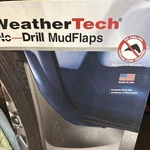 Weathertech No-drill Mudflaps Ford F-250 F-350 - Front/rear Set Black. Fixed Price $114.00.