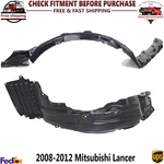 Set Of 2 Front Fender Liner Left & Right Side For 2008-2012 Mitsubishi Lancer. Fixed Price $53.91.