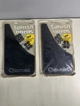 Vintage Gm Chevrolet Splash Guards New Old Stock- 2 Sets/4 Total. Fixed Price $55.00.