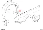 Genuine Bmw E32 730i 730il 735i 735il 740i 740il Covering Right 51711908002. Fixed Price $149.66.