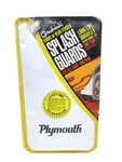 Nos! Groboski Fx-14, Plymouth Duraflex Front Or Rear Fender White Splash Guards. Fixed Price $44.99.