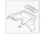 Genuine Audi Rear Cover 06e-103-926-n. Fixed Price $155.08.
